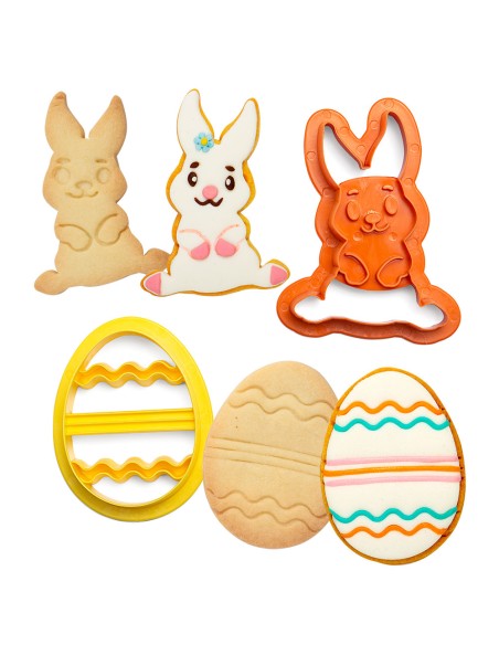 Decora Uitsteker Set Ei en Konijn -2st-