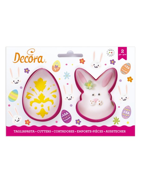 Decora Uitsteker Set Haas en Ei -2st-