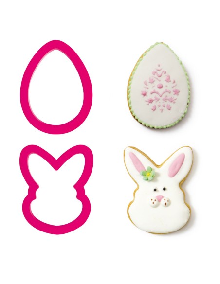 Decora Uitsteker Set Haas en Ei -2st-