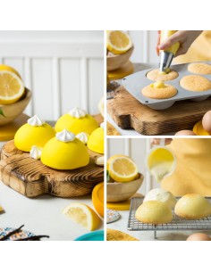 Decora Siliconen Bakvorm Halve Bol - 8 cm 2