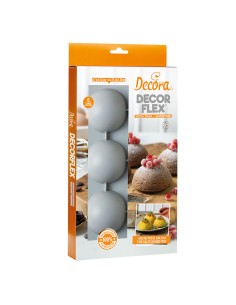 Decora Siliconen Bakvorm Halve Bol - 7 cm 2