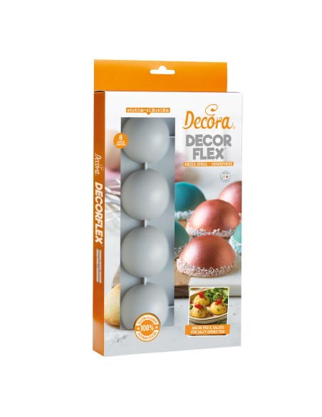 Decora Siliconen Bakvorm Halve Bol - 6 cm