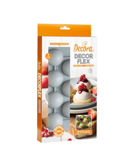 Decora Siliconen Bakvorm Halve Bol - 5 cm