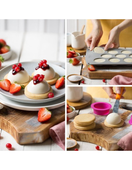 Decora Siliconen Bakvorm Halve Bol - 5 cm