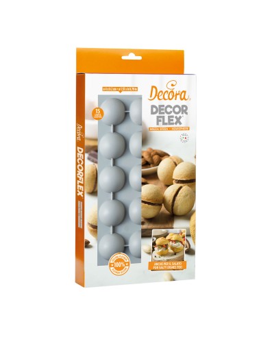 Decora Siliconen Bakvorm Halve Bol - 4 cm