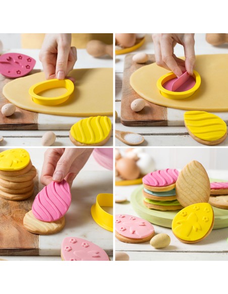 Decora Uitsteker & Stempel Set Ei -3st-