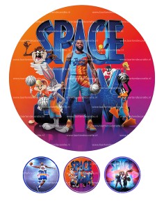 Eetbare Print Space Jam 1 - 20cm