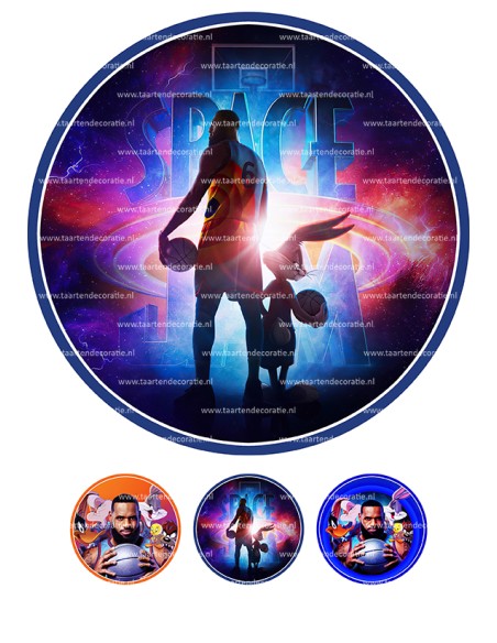 Eetbare Print Space Jam 2 - 20cm