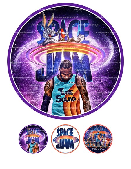 Eetbare Print Space Jam 3 - 20cm