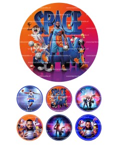 Eetbare Print Space Jam 1 - 15cm