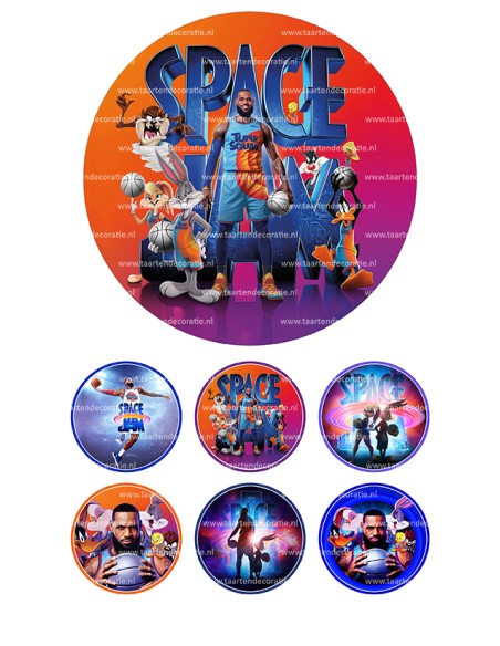 Eetbare Print Space Jam 1 - 15cm
