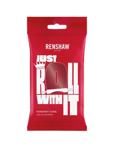 Renshaw Rolfondant Ruby Red -250gr-