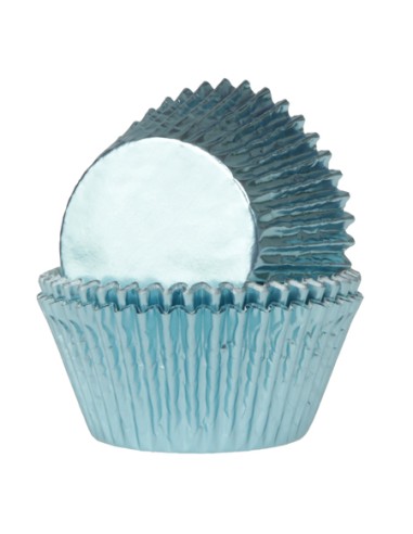 House of Marie Baking Cups Folie Baby Blauw (24st)