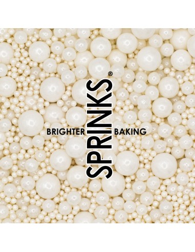 Sprinks Sprinkle Mix Bubble Bubble Pearl White -75gr-