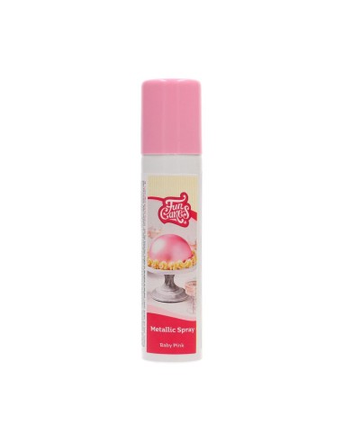 FunCakes Metallic Spray Baby Roze -100ml-