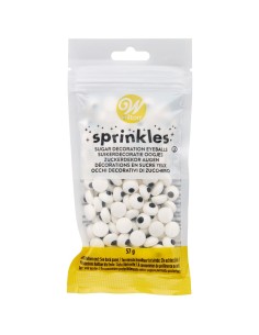Wilton Suikerdecoratie Ogen Wit  -57gr-