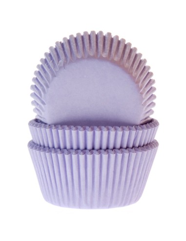 House of Marie Baking Cups Effen Lila (50st)