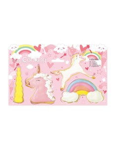Scrapcooking Uitsteker Set Unicorn -4st-