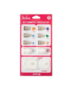 Decora Spuitmondjes Set Roze -7st-