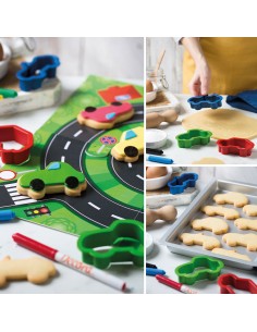 Decora Uitsteker Set Auto's -3st- 2