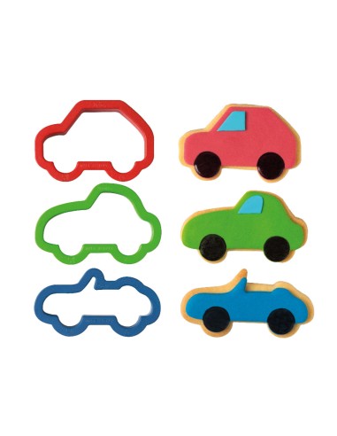 Decora Uitsteker Set Auto's -3st-