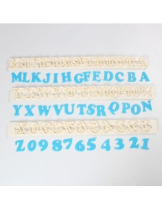 FMM Tappit Set Alfabet & Cijfers Hoofdletters - Art Deco