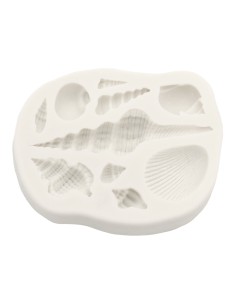 CakeDeco Siliconen Mal Schelpen 2