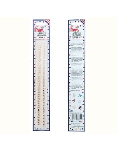 FMM Tappit Set Alfabet Kleine Letters - Art Deco