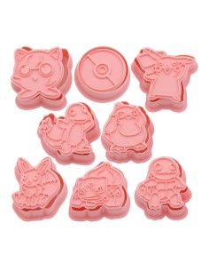 CakeDeco Uitstekerset Pokemon -8st-