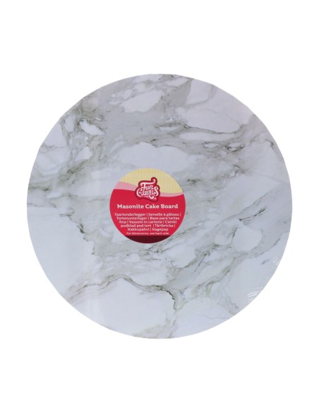 FunCakes Cake Board Extra Sterk Marmer Grijs -30cm-
