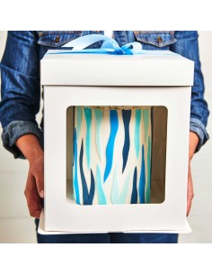 FunCakes Hoge Taartdoos Blanco 26x26x29cm -1st- 2