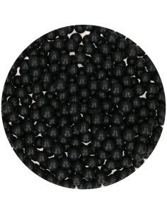 FunCakes Suikerparels Zwart Large 7mm -80gr-