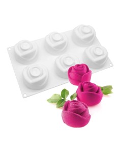 CakeDeco Siliconen Bakvorm Mini Roos // 2