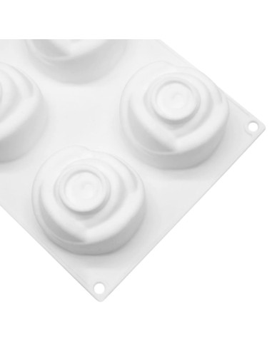 CakeDeco Siliconen Bakvorm Mini Roos //