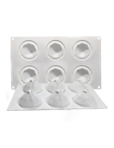 CakeDeco Siliconen Bakvorm Mini Diamant //