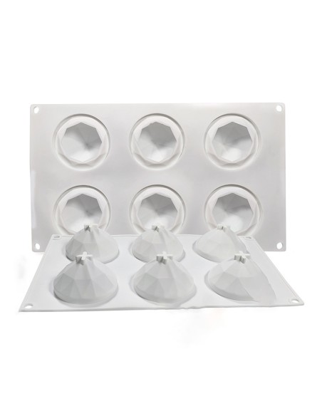 CakeDeco Siliconen Bakvorm Mini Diamant //