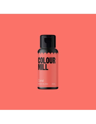 Colour Mill Eetbare Kleurstof Gel Coral -20ml-