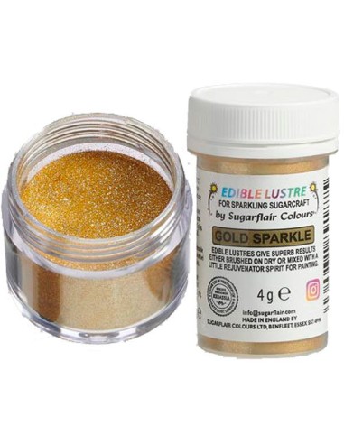 Sugarflair Edible Lustre Gold Sparkle -4gr-