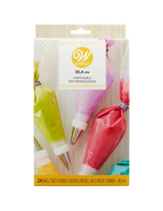 Wilton Wegwerp Spuitzakken -30cm- 24st