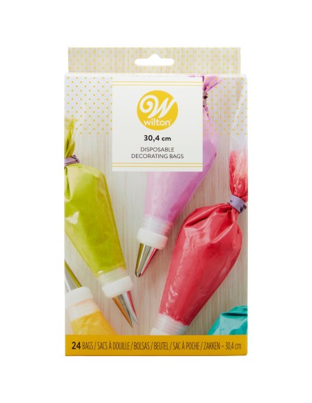 Wilton Wegwerp Spuitzakken -30cm- 24st