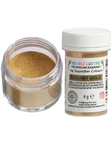 Sugarflair Edible Lustre Radiant Gold -4gr-