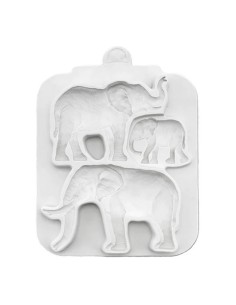 CakeDeco Siliconen Mal Wildlife - Olifant