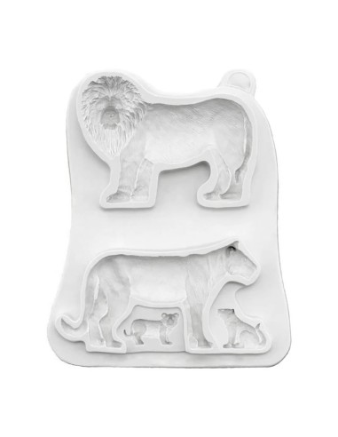 CakeDeco Siliconen Mal Wildlife Set -3st-