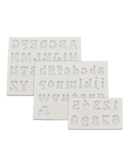 CakeDeco Siliconen Mal Alfabet Set -3st-