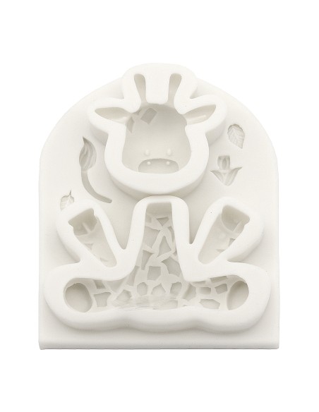 CakeDeco Siliconen Mal 3D Giraffe