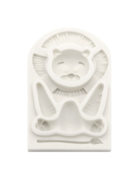 CakeDeco Siliconen Mal 3D Leeuw