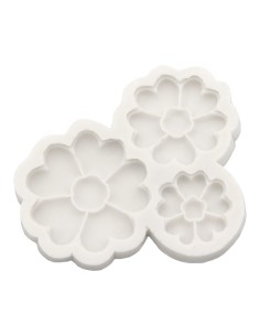 CakeDeco Siliconen Mal Bloemen Cuore