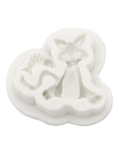 CakeDeco Siliconen Mal Kat Klein