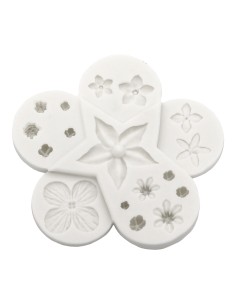 CakeDeco Siliconen Mal Vulbloemen