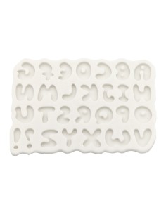 CakeDeco Siliconen Mal Deco Alfabet